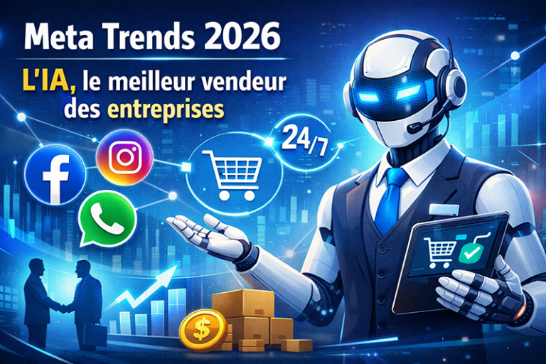 Meta Trends 2026 : L’IA devient le meilleur vendeur des entreprises